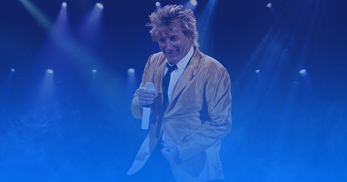 Rod Stewart The Colosseum At Caesars Palace in Las Vegas, NV on July
